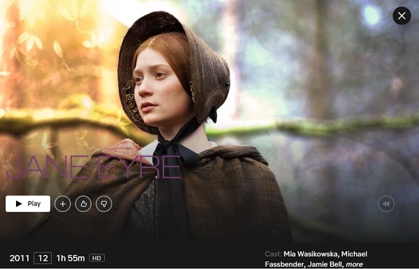 Watch Jane Eyre (2011) on Netflix