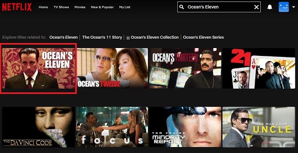 Watch Ocean's Eleven (2001) on Netflix