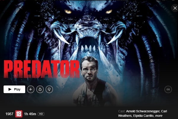 Watch Predator (1987) on Netflix