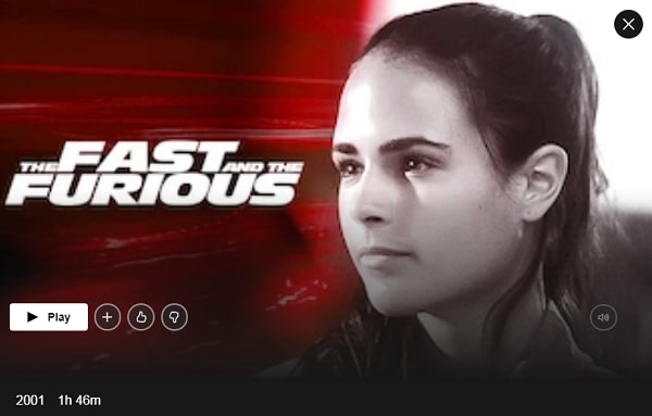 Watch The Fast and the Furious (2001) on Netflix 