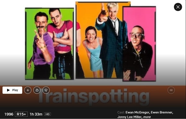 Watch Trainspotting (1996) on Netflix