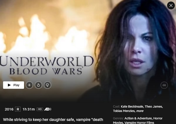 underworld blood wars movie online free