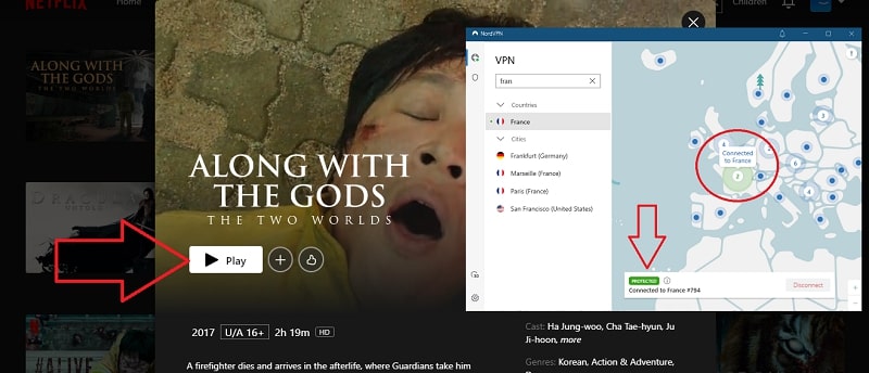 Watch Along with the Gods: The Two Worlds (2017) on Netflix From Anywhere in the World