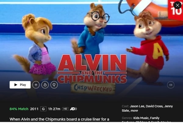 Watch Alvin and the Chipmunks: Chipwrecked (2011) on Netflix