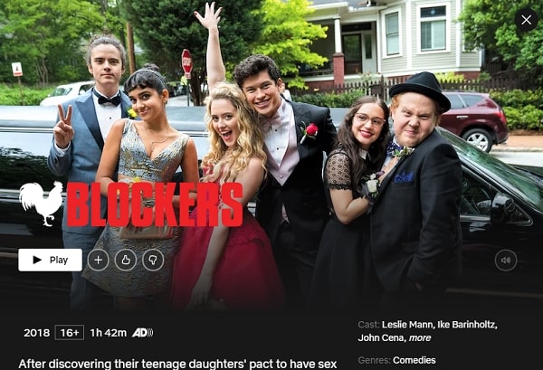Watch Blockers (2018) on Netflix