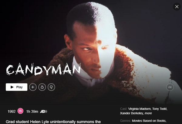 Watch Candyman (1992) on Netflix