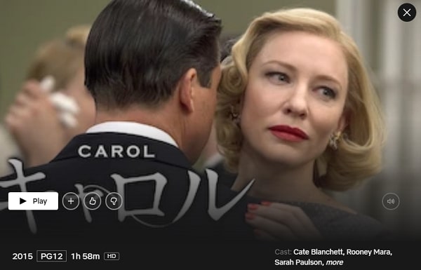 Watch Carol (2015) on Netflix