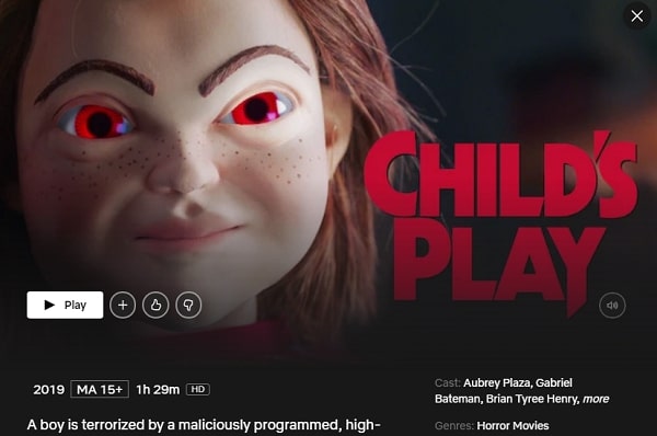 Watch Child's Play (2019) on Netflix