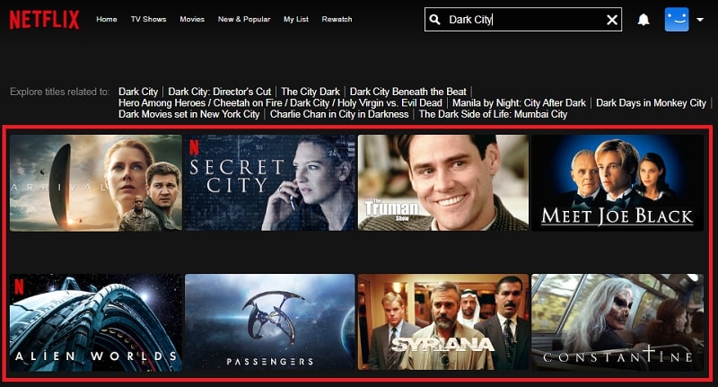 Watch Dark City (1998) on Netflix