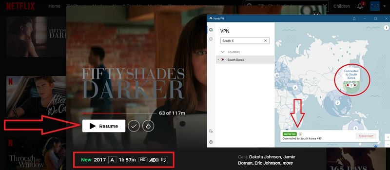 Regardez Fifty Shades Darker sur Netflix depuis n'importe où dans le monde