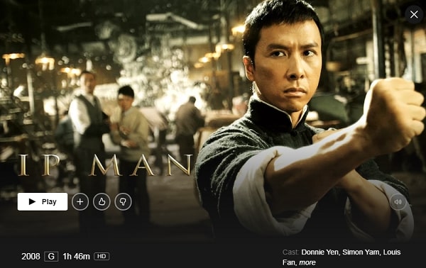 Watch Ip Man (2008) on Netflix
