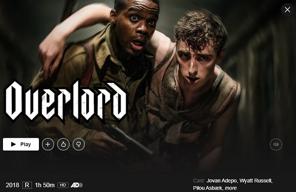 Watch Overlord (2018) on Netflix