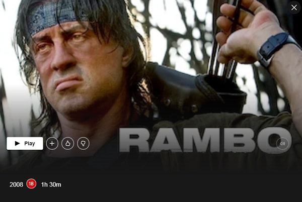 Watch Rambo (2008) on Netflix