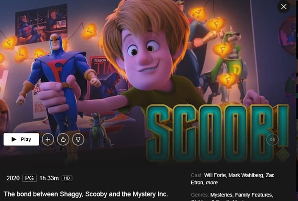 Watch Scoob (2020) on Netflix