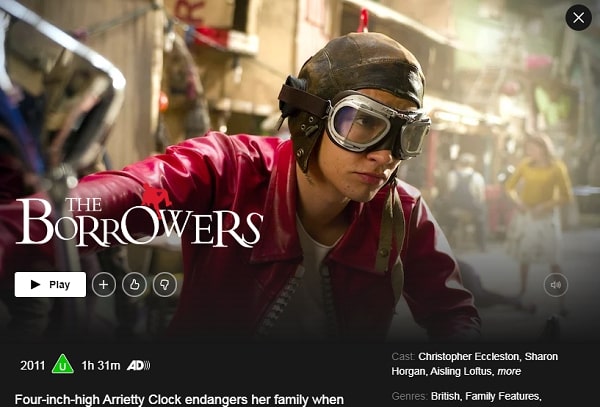 Watch The Borrowers (2011) on Netflix