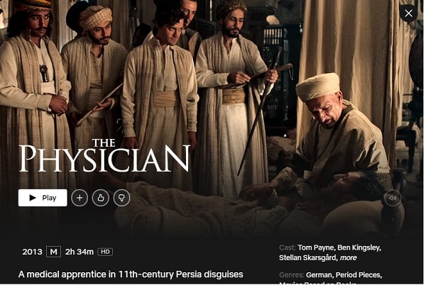 Watch The Physician (2013) on Netflix