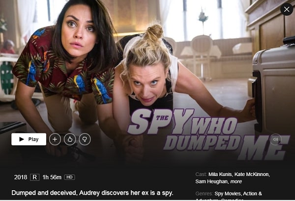 Watch The Spy Who Dumped Me (2018) on Netflix 