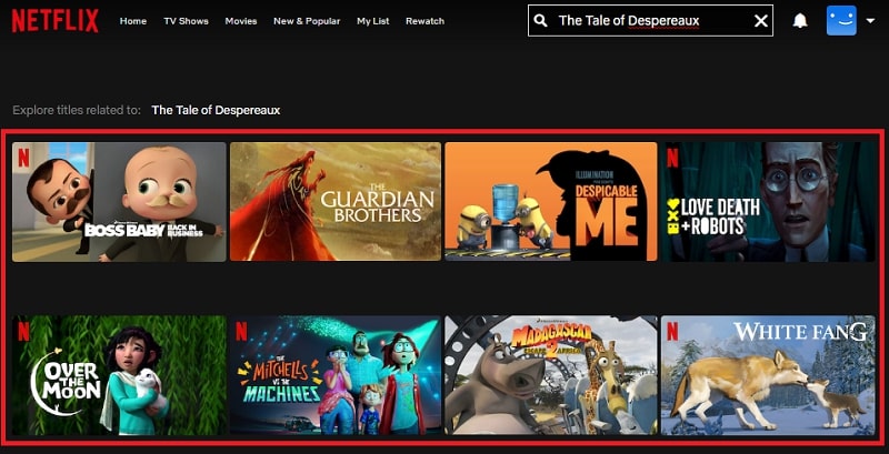 Watch The Tale of Despereaux (2008) on Netflix