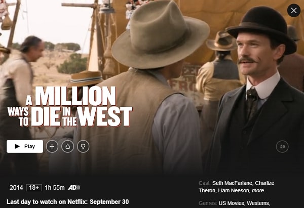 Watch A Million Ways to Die in the West (2014) on Netflix