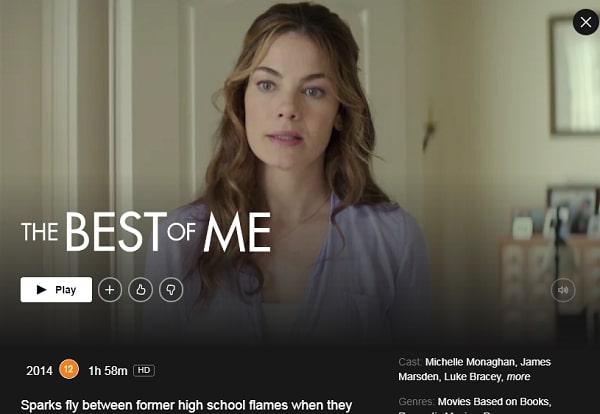 Watch Best of Me (2014) on Netflix