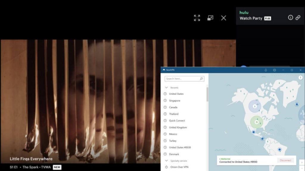 Unblocking Hulu with NordVPN