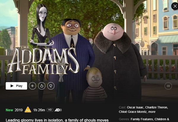Watch The Addams Family (2019) on Netflix