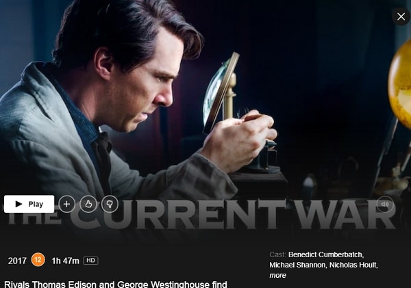 Watch The Current War (2017) on Netflix