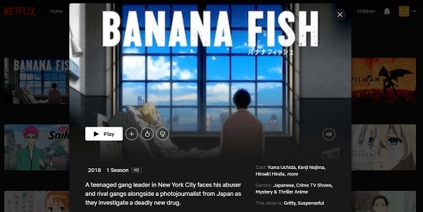 Watch Banana Fish on Netflix 3