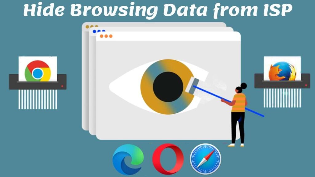 Hide browsing data from ISP