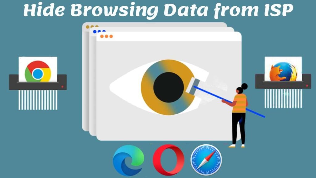 Ocultar dados de navegação do ISP