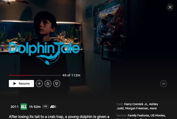 Watch Dolphin Tale (2011) on Netflix