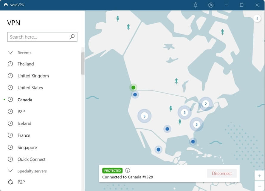 NordVPN Canada