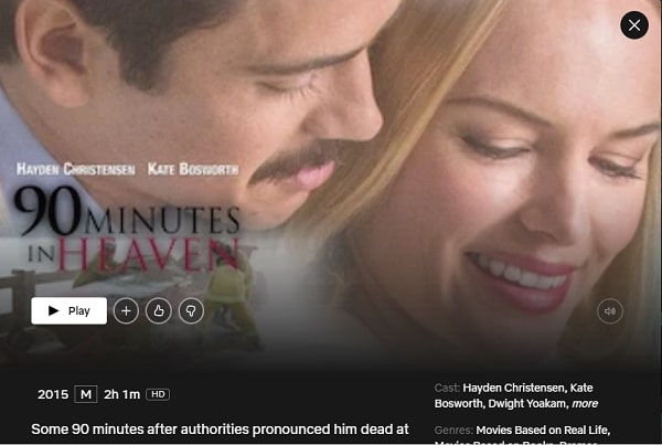 Watch 90 Minutes in Heaven (2015) on Netflix From Anywhere in the World