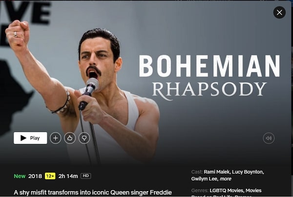 Watch Bohemian Rhapsody on Netflix From Anywhere in the World