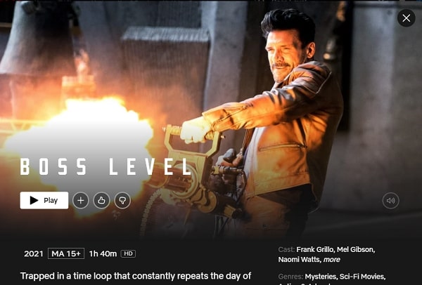 Watch Boss Level on Netflix From Anywhere in the World