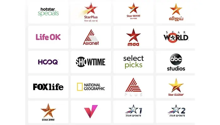 Hotstar India Channels