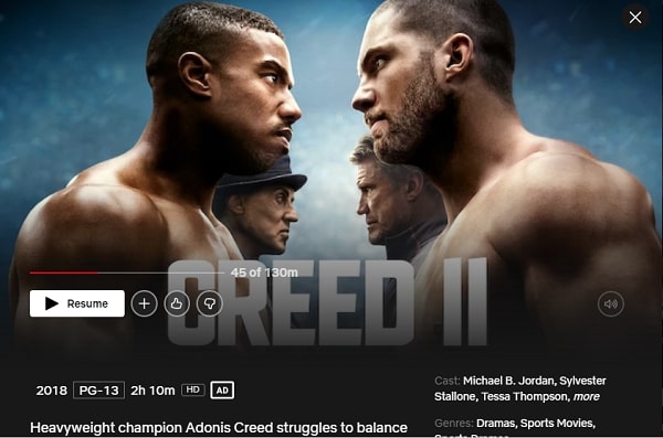 Watch Creed II on Netflix From Anywhere in the World