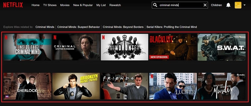 Watch Criminal Minds on Netflix 1