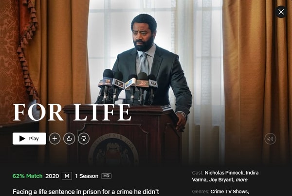 Watch For Life on Netflix From Anywhere in the World
