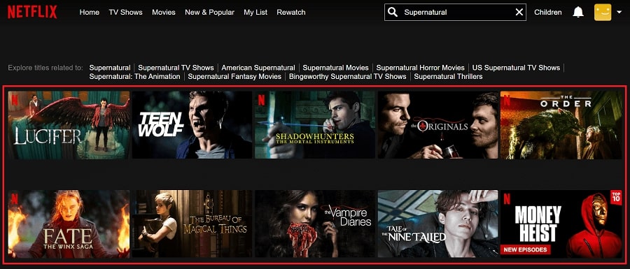 Watch Supernatural on Netflix 1