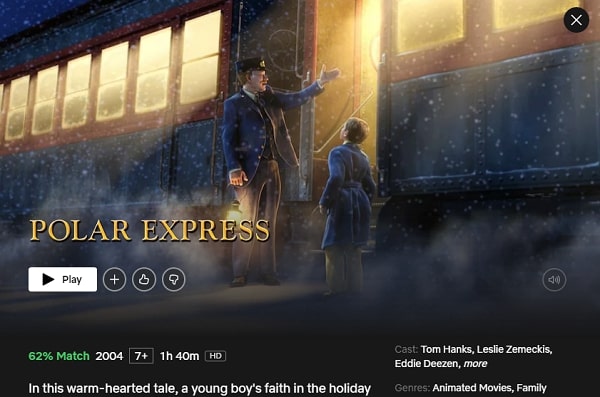 Watch The Polar Express on Netflix From Anywhere in the World