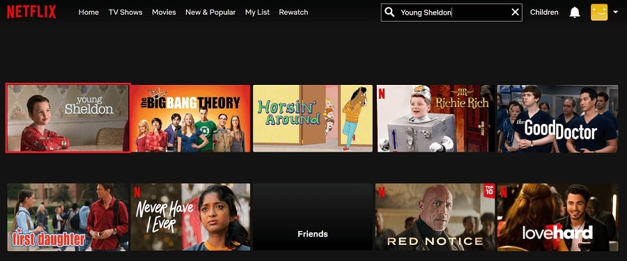 Watch young sheldon on Netflix 2