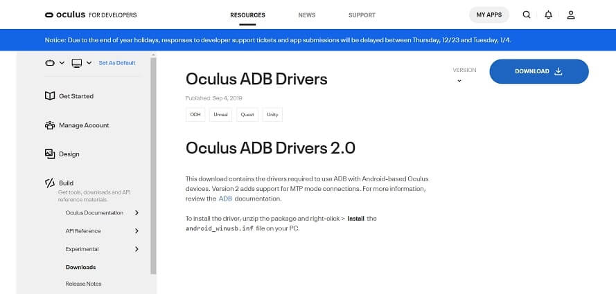 Download ADB drivers (1)