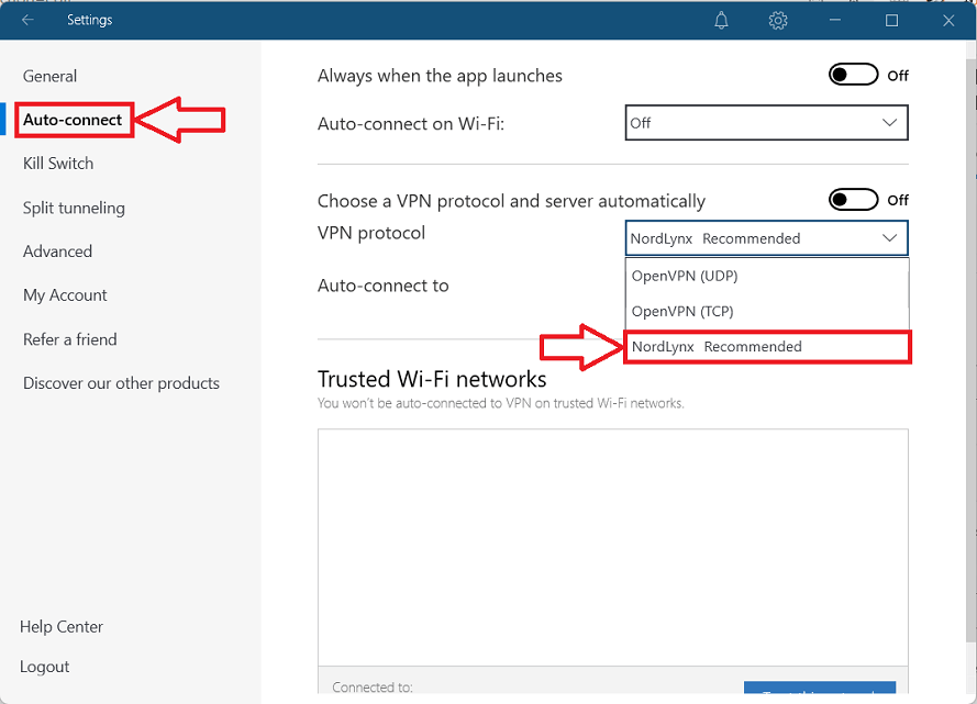 Protocollo NordVPN NordLynx