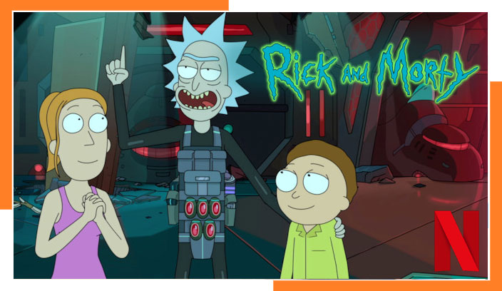 Cómo ver las 5 temporadas de Rick y Morty en NetFlix desde cualquier parte del mundo