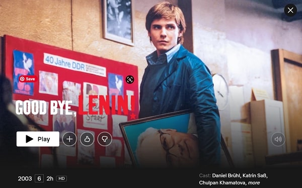 Good Bye Lenin! on Netflix: Watch from Anywhere in the World