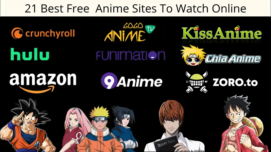 Top 21 Free Anime Sites for Streaming and Downloading