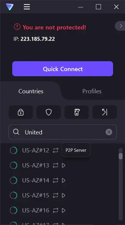 ProtonVPN P2P Servers