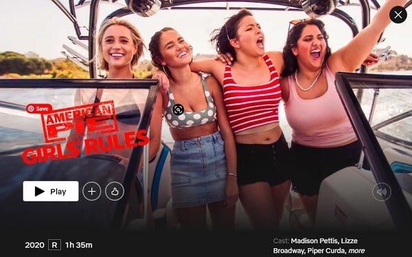 American Pie: Girls' Rules on Netflix: Watch from Anywhere in the World