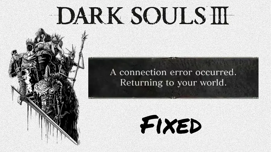 Dark Souls III Server Connection Issue
